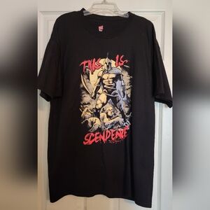 Hanes "This is Scendence" T-Shirt; Size Large